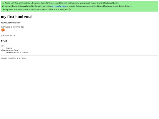 misc/my-first-html-email screenshot