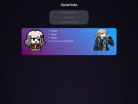 socials screenshot