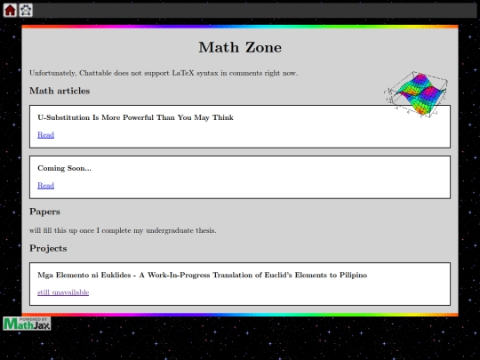 Mathematics screenshot