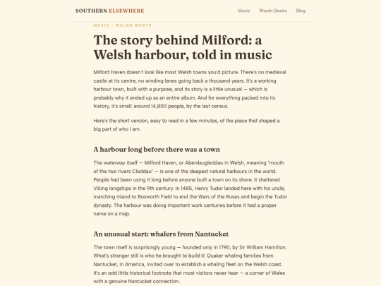blog-milford-haven-history screenshot
