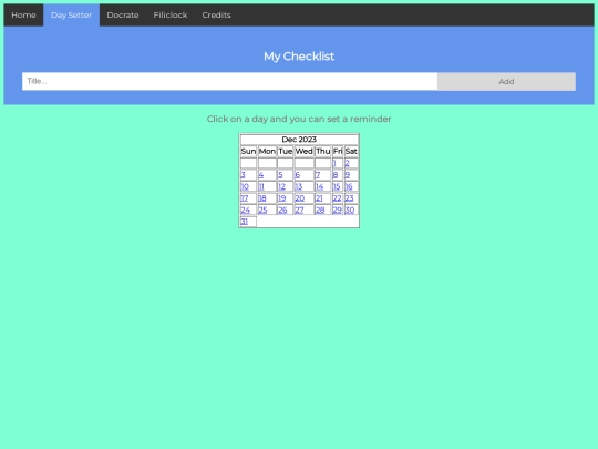 daysetter screenshot