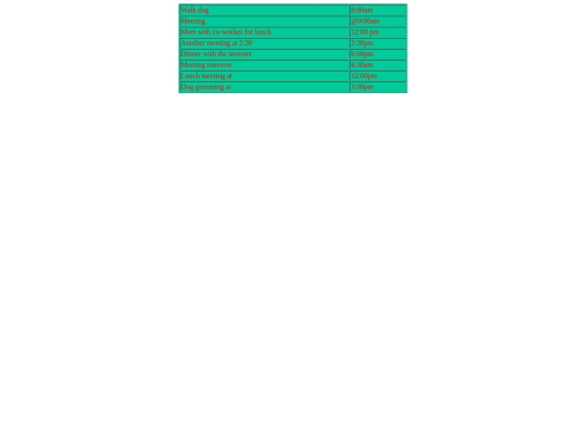 style screenshot
