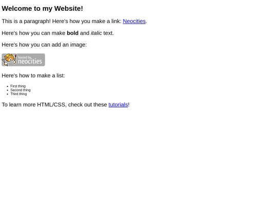 index screenshot