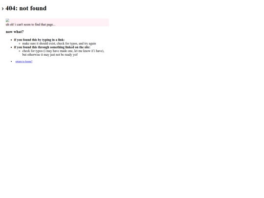 not_found screenshot