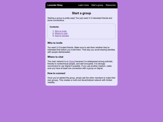 start screenshot