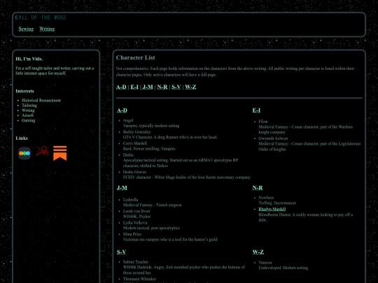 characters screenshot