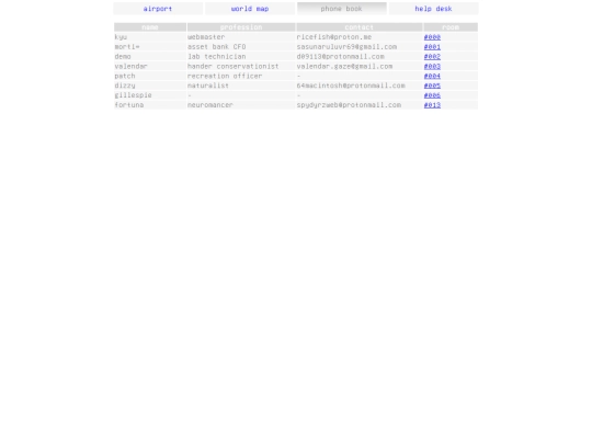 phonebook screenshot