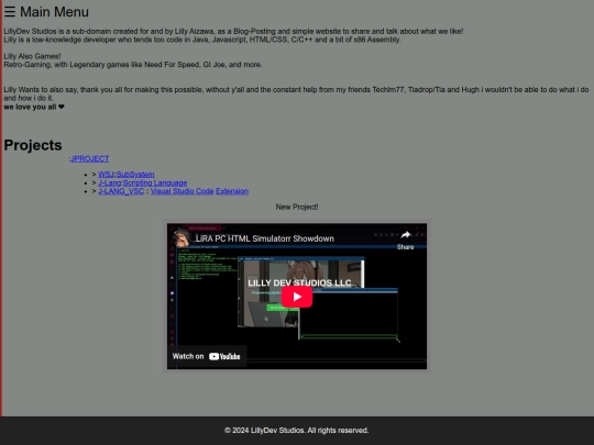 home screenshot
