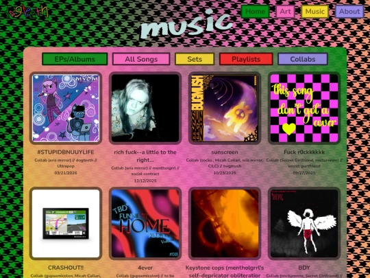 music/collabs screenshot
