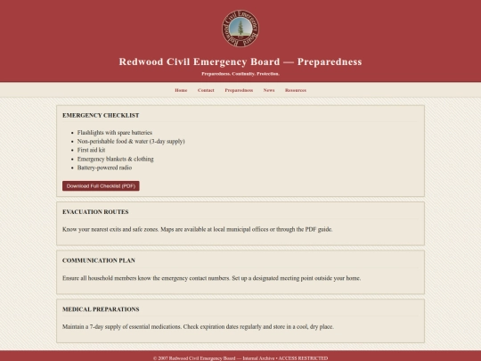 preparedness screenshot