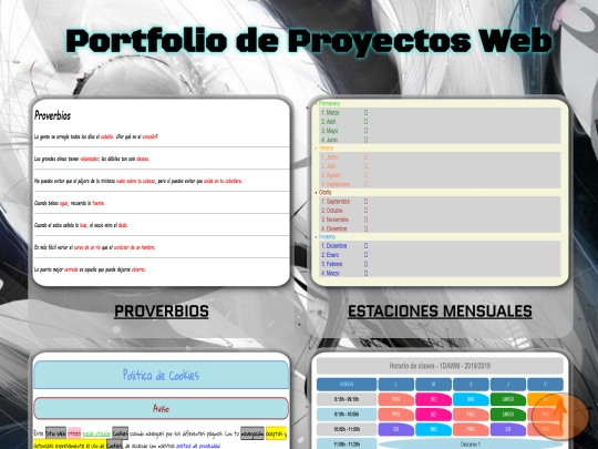 Menu screenshot