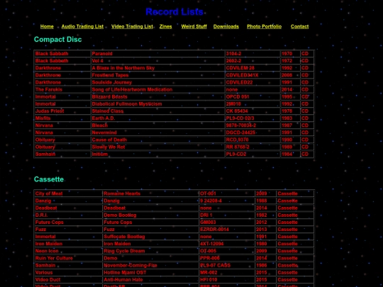 record-list screenshot