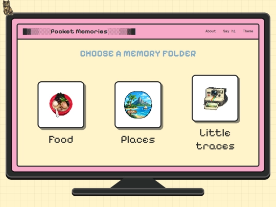 menu screenshot