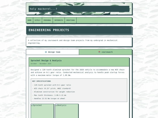 projects screenshot