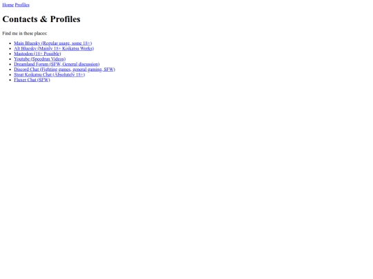 profiles screenshot