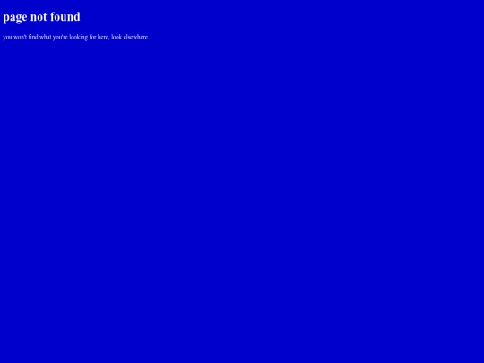 not_found screenshot