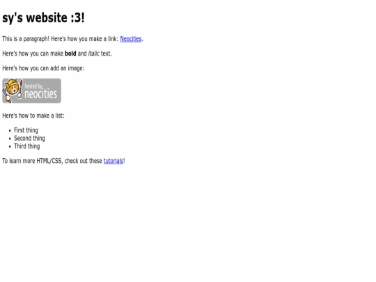 index screenshot