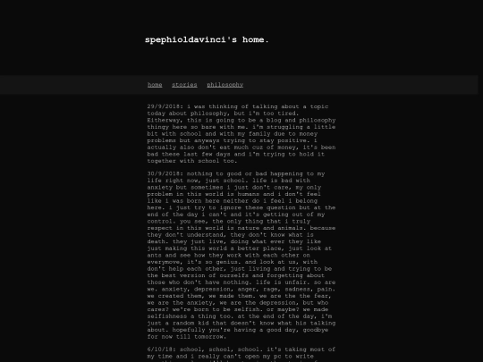 philosophy screenshot
