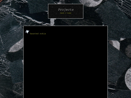 projects screenshot