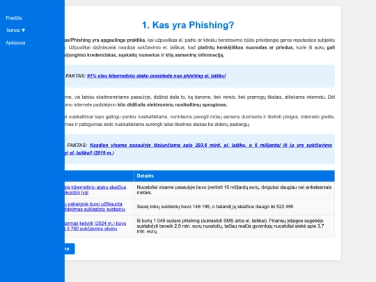 testas screenshot