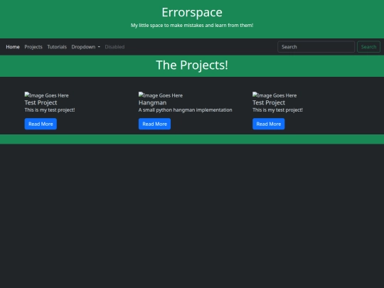 projects screenshot