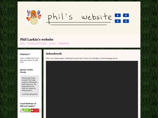 schoolwork screenshot