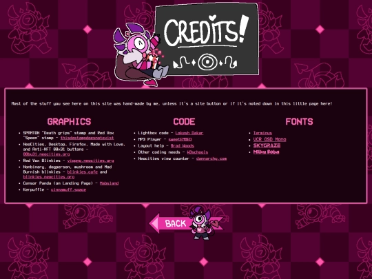 credits screenshot