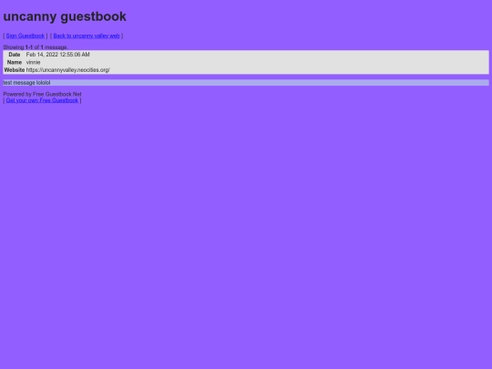 frame/guestbook screenshot