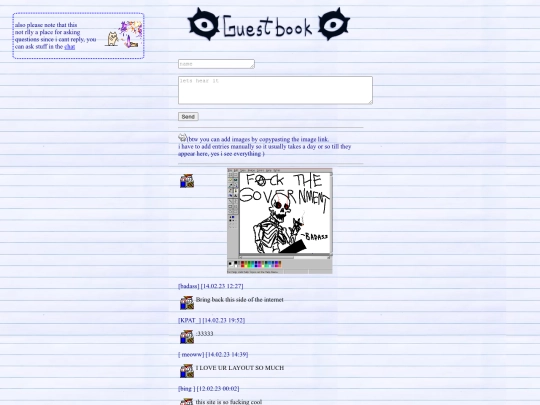 frame/guestbook1 screenshot