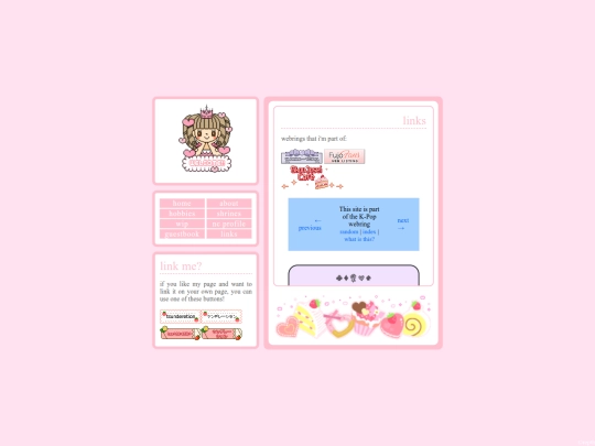 links screenshot