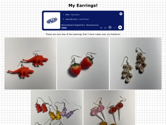 Earrings screenshot