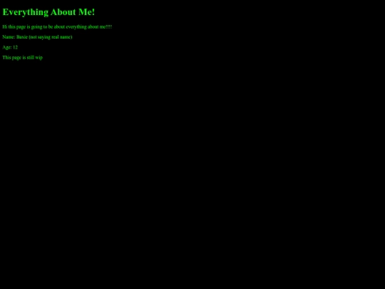 AboutMe screenshot
