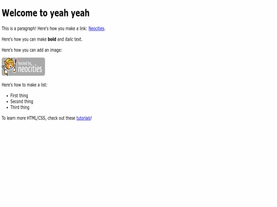 index screenshot