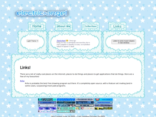 links screenshot