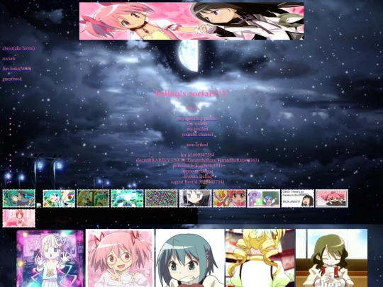 socials screenshot