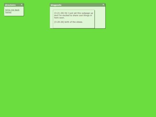 blogposts screenshot