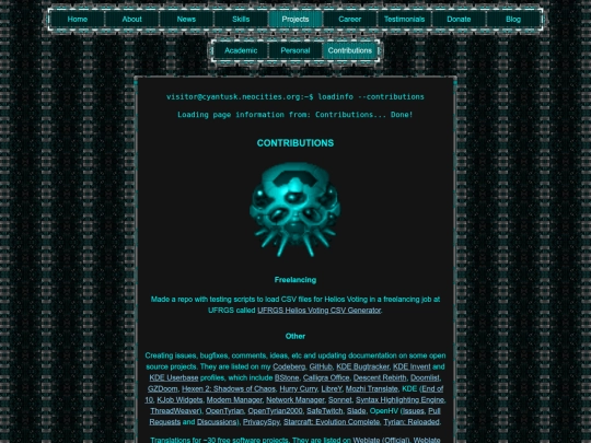 contributions screenshot