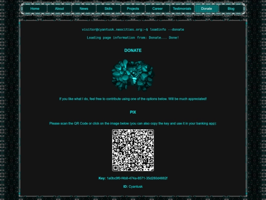 donate screenshot