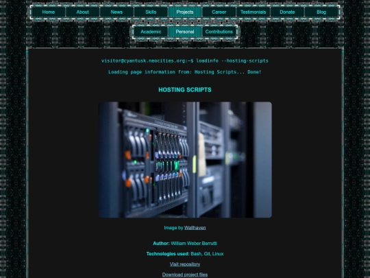 hosting_scripts screenshot