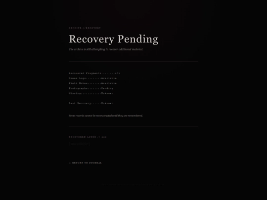 recovery screenshot