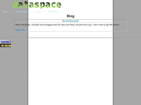 blog screenshot