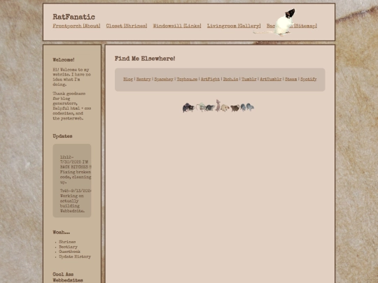 HTML/links screenshot