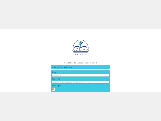 guestbook screenshot