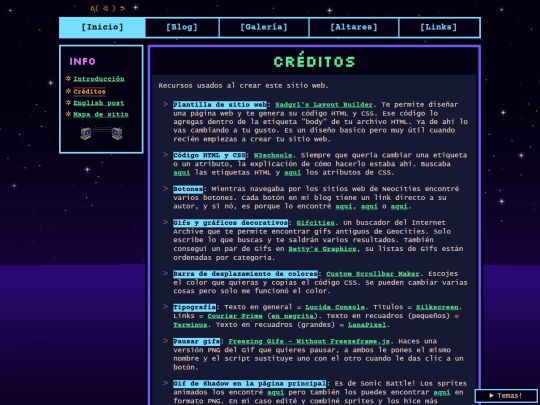 p/inicio/creditos screenshot