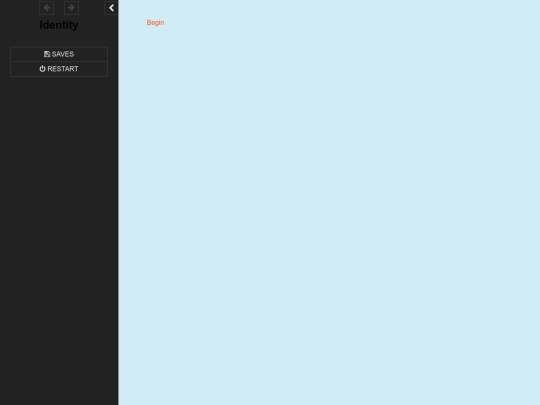 Identity screenshot