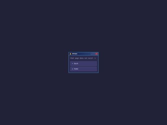 not_found screenshot