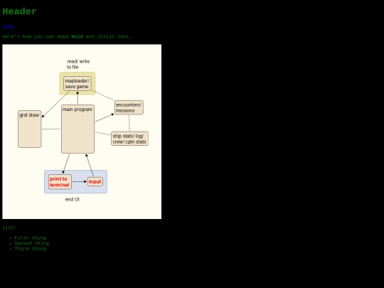 test screenshot