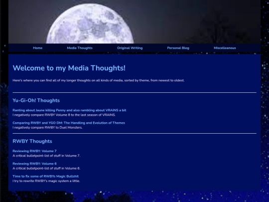 Media Thoughts screenshot