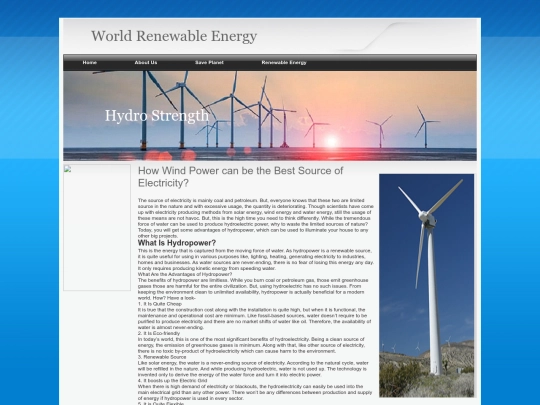 hydropower screenshot