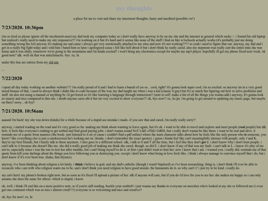 journal screenshot